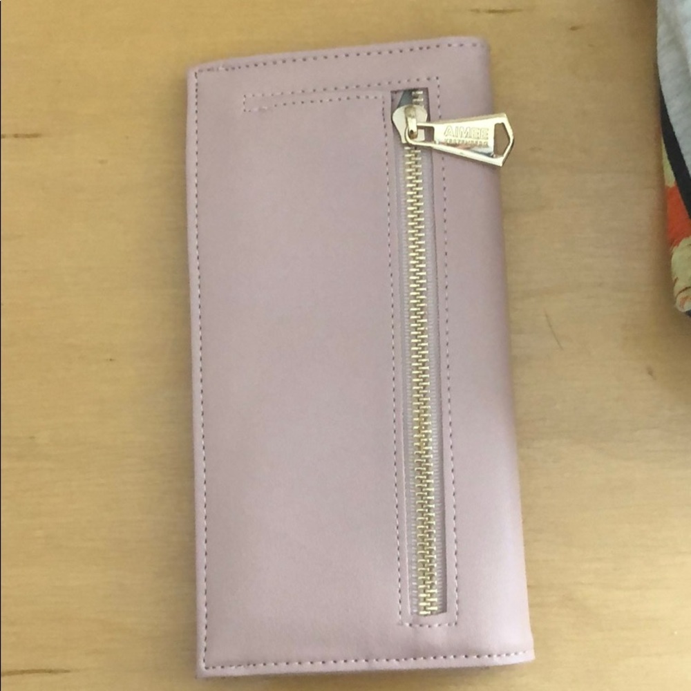 Aimee Kestenberg light pink wallet